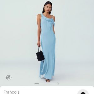 Fame and partners Francois blue dress